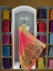 Paithani Weaving Premium Meenakari Heavy Dupatta