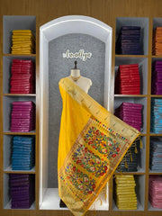Paithani Weaving Premium Meenakari Heavy Dupatta