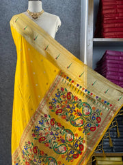 Paithani Weaving Premium Meenakari Heavy Dupatta