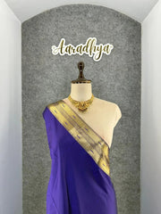 Parrot & Floral Weaving Paithani Soft Silk Saree