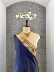 Parrot & Floral Weaving Paithani Soft Silk Saree