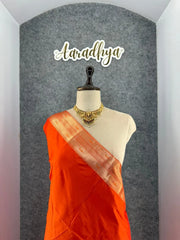 Parrot & Floral Weaving Paithani Soft Silk Saree