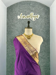 Parrot & Floral Weaving Paithani Soft Silk Saree