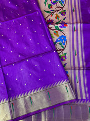 Soft Khadi Raw Silk Rich Paithani Saree