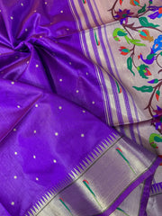 Soft Khadi Raw Silk Rich Paithani Saree