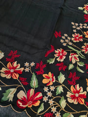 Elegant Matka Silk Embroidered Saree