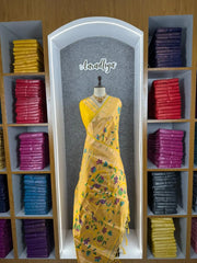 All Over Jaal Weaving Brocket Paithani Soft Silk Saree