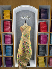 All Over Jaal Weaving Brocket Paithani Soft Silk Saree