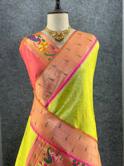 Rich Banarasi Soft Kanjivaram Paithani Saree