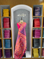 Rich Banarasi Soft Kanjivaram Paithani Saree