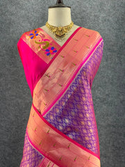 Rich Banarasi Soft Kanjivaram Paithani Saree