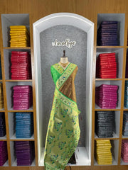 Rajwadi Mor Paithani Zari Butti Saree