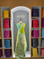 Rajwadi Mor Paithani Zari Butti Saree