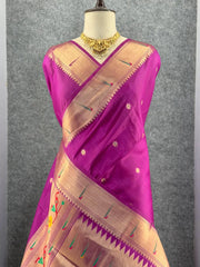 Pichwai Paithani Silk Saree – Royal Heritage Collection