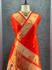 Pichwai Paithani Silk Saree – Royal Heritage Collection