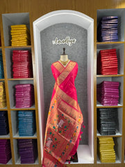 Pichwai Paithani Silk Saree – Royal Heritage Collection