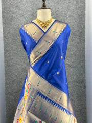 Pichwai Paithani Silk Saree – Royal Heritage Collection