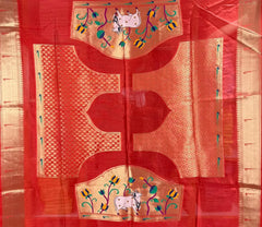 Pichwai Paithani Silk Saree – Royal Heritage Collection