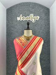Traditional Paithani Kadiyal Border Saree