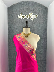Traditional Paithani Kadiyal Border Saree