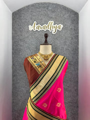 Traditional Paithani Kadiyal Border Saree