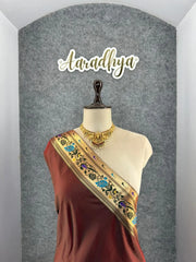 Traditional Paithani Kadiyal Border Saree