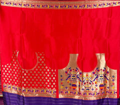Traditional Kanchivaram Patola Paithani Silk Saree