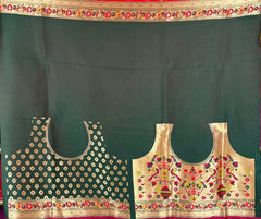 Traditional Kanchivaram Patola Paithani Silk Saree