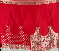 Traditional Kanchivaram Patola Paithani Silk Saree