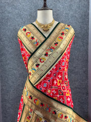 Traditional Kanchivaram Patola Paithani Silk Saree