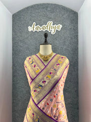 Traditional Kanchivaram Patola Paithani Silk Saree