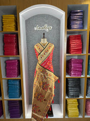 Traditional Kanchivaram Patola Paithani Silk Saree