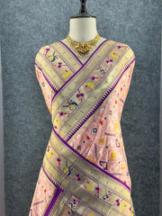 Traditional Kanchivaram Patola Paithani Silk Saree