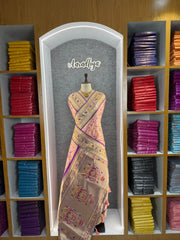 Traditional Kanchivaram Patola Paithani Silk Saree
