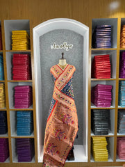 Traditional Kanchivaram Patola Paithani Silk Saree