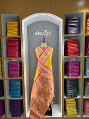 Traditional Kanchivaram Patola Paithani Silk Saree