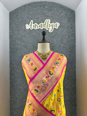 Traditional Kanchivaram Patola Paithani Silk Saree