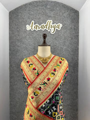 Traditional Kanchivaram Patola Paithani Silk Saree