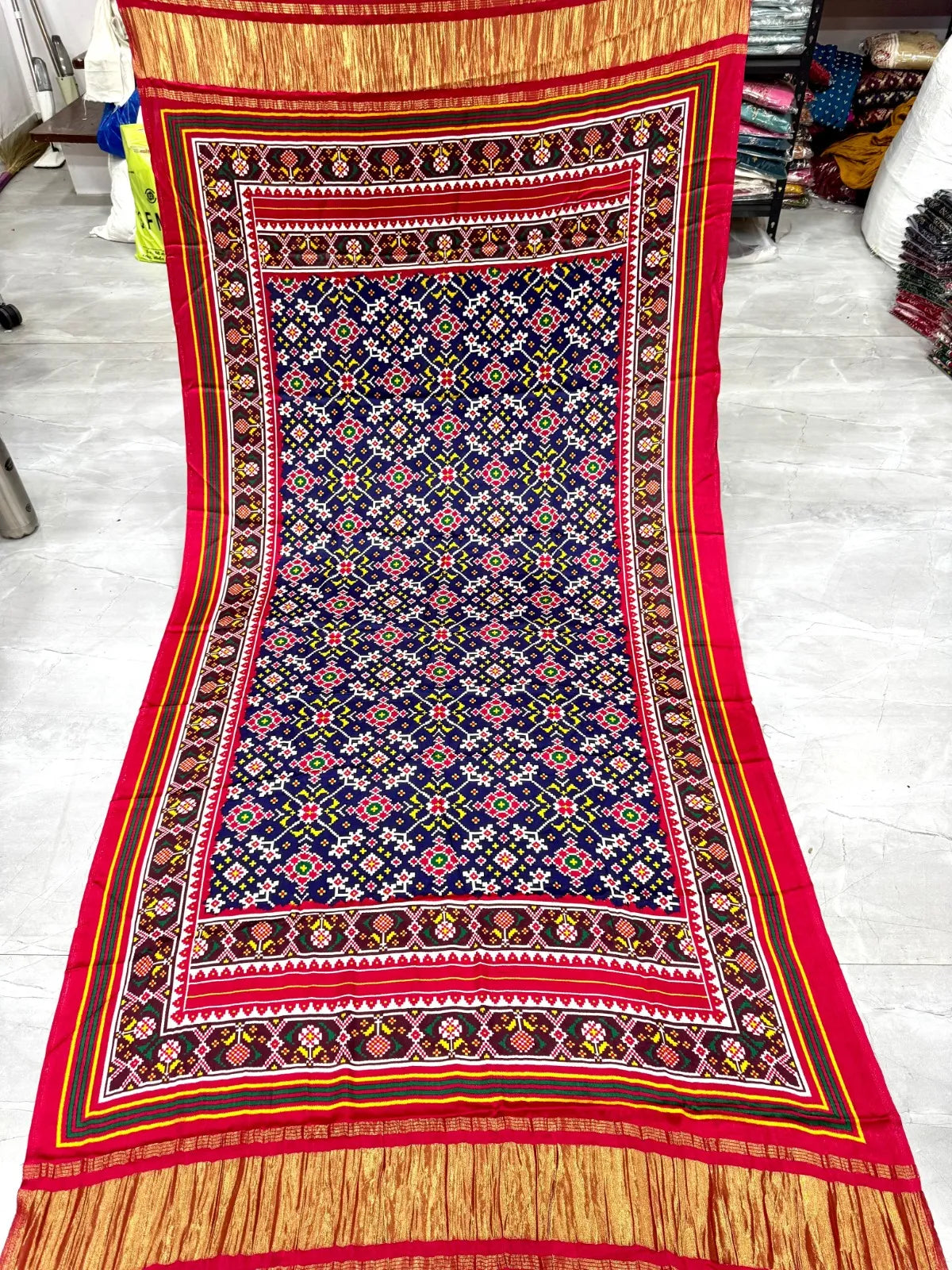 Premium Pure Gaji Silk Patola Dupatta
