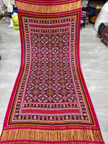 Premium Pure Gaji Silk Patola Dupatta