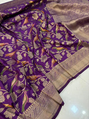 Banarasi Khadi Georgette Trending Saree