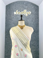 Soft Tussar Silk Pastel Paithani Saree