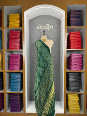 Premium Pure Gaji Silk Bandhani Dupatta