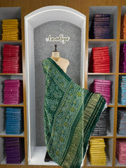 Premium Pure Gaji Silk Bandhani Dupatta