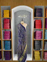 Premium Pure Gaji Silk Bandhani Dupatta