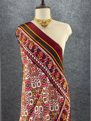 Premium Pure Gaji Silk Patola Dupatta