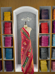 Animal Design Pure Gaji Silk Patola Dupatta