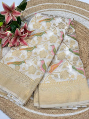 Banarasi Khadi Georgette Trending Saree