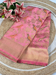 Banarasi Khadi Georgette Trending Saree