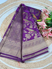 Banarasi Khadi Georgette Trending Saree